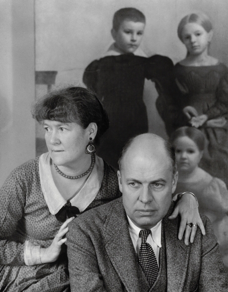 Louise Dahl-Wolfe, Edward Hopper and Wife, Washington Square Studio, 1933