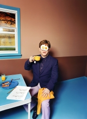 David LaChapelle, Elton John: Egg On His Face, 1999