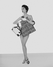 William Helburn, Dovima with Handbags, Jenna Bags, 1953