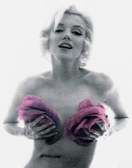 Marilyn Monroe, “The Last Sitting”, With Roses, Violet Tint