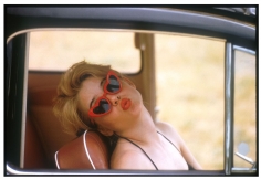 Bert Stern, Sue Lyons as Lolita, 1960 (in car)