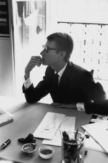 Marc Riboud, Yves Saint Laurent in His Paris Office, 1964