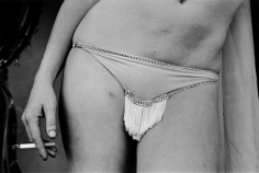 Susan Meiselas, Shortie on the Bally From "Carnival Strippers", Barton, CT, 1974