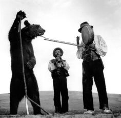 Lee Miller, Dancing Bears and Musicians, Romania, 1938