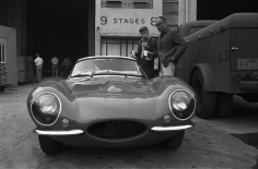 Avery, Steve McQueen Examining his Jaguar with Sturges
