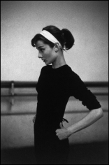 David Seymour, Audrey Hepburn on the Set of "Funny Face," 1956