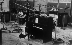 Daniel Kramer, Bob Dylan at Piano with Group, "Bringing it All Back Home" Recording Session, New York, 1965
