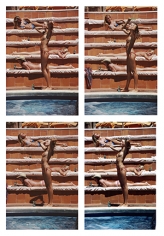 Slim Aarons, Catherine Wilke, 1980: Catherine Wilke joins the topless sunbathers on the island of Capri, Italy