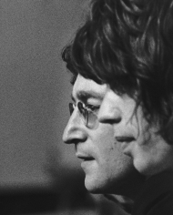 Ron Galella, John Lennon and Mick Jagger, Los Angeles, 1974