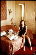 Arthur Elgort, Kate Moss at the Hotel Raphael, Paris, VOGUE Italia, 1993