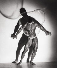 Herb Ritts, Male Nude with Bubble, 1987