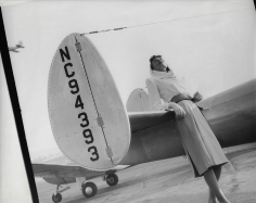 Herbert Matter, Model with Airplane