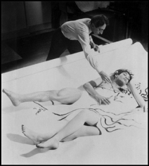 Philippe Halsman Jean Cocteau’s Painting Comes to Life, 1949