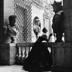 Genevieve Naylor, Dorian Leigh in Simoneta Visconti, Rome, Harper’s Bazaar,1953
