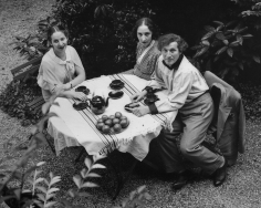 André Kertész, Marc Chagall, his wife Bella, and unknown friend or family member, 1933