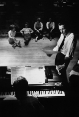 Bob Willoughby, Frank Sinatra rehearsing for his show at the Sands Hotel in Las Vegas, 1960