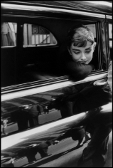 Dennis Stock, Audrey Hepburn on the set of Sabrina, 1954