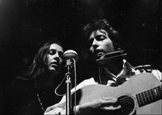 Daniel Kramer, Bob Dylan and Joan Baez "Masks", Philharmonic Hall, Lincoln Center, New York, 1964