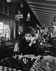 Daniel Kramer, Bob Dylan Playing Chess, Woodstock, New York, 1964