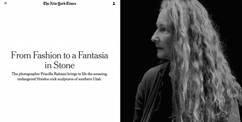 The New York Times: From Fashion to a Fantasia in Stone