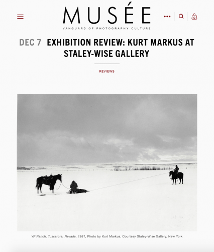 Musée Magazine: Kurt Markus at Staley-Wise Gallery